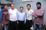 Adesh Srivastav,  Dhananjay Kumar Yadav (Prodiucer), B.N.Ojha (Director) Sonu Nigam and Vijay Pandey at the recording of a song for Dhananjay Films Pvt Ltd_s film - Janta Vs Janardan.JPG